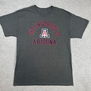 University of Arizona Wildcats T Shirt Mens Large Grey NCAA Captivating Apparel